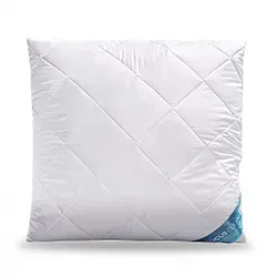 Schlafmond Medicus Clean Allergiker Kopfkissen - Kissen für Rückenschläfer, Bauchschläfer und Seitenschläfer, mit allergikerfreundlicher Füllung aus 100% Polyester und Bezug aus 100% Baumwolle für optimalen Schlafkomfort.