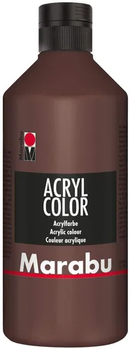 Marabu Acrylfarbe Acryl Color 500 ml mittelbraun 040 von Marabu