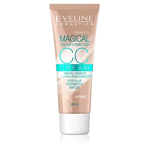 Eveline Cosmetics Magical Color Correction CC Multifunktionale Foundation, 30 ml, Nr. 51 Natural