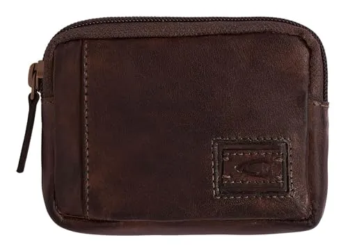 camel active Dust Key Case M Brown - Praktisches Schlüsselmäppchen - Schlüsselmäppchen für Herren, schickes Design und sicherer Schutz für Ihre Schlüssel. Maße: 12 x 8 x 2 cm.