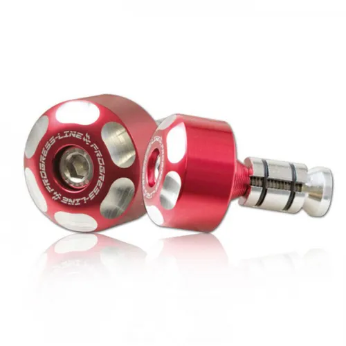 Lenkergewichte Alu rot Paar 7/8