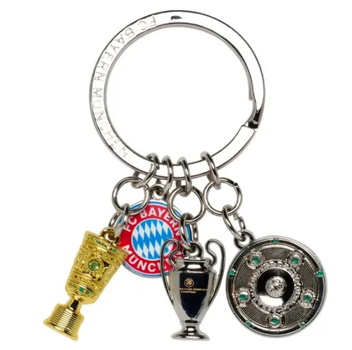 FC Bayern München Schlüsselanhänger Erfolge, mehrfarbig,FC Bayern München