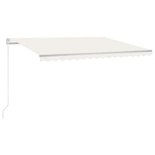 vidaXL Gelenkarmmarkise 450x300cm - Einziehbare Sonnenmarkise für Balkon und Garten - Markise für Außenbereiche, UV- und wasserbeständig mit verstellbarem Winkel und Höhe. Robuster Aluminiumrahmen sorgt für Stabilität und Langlebigkeit.
