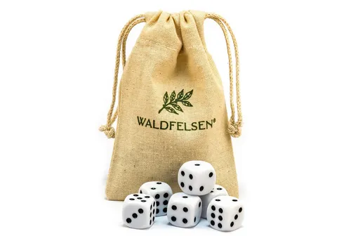 Waldfelsen Spiel – 2-50 Stk Standard Spielwürfel 16 mm Acrylwürfel Würfel bunt, Spielmaterial, Verschiedene Farben
