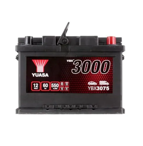 Yuasa YBX 3075 Autobatterie 60Ah 12V 550A