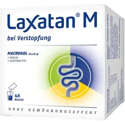 Laxatan M 48 ST - Effektives Trink-Granulat - Arzneimittel zur symptomatischen Behandlung von chronischer Verstopfung (Obstipation). Mit Macrogol, Inulin und Elektrolyten für eine sanfte Wirkung.