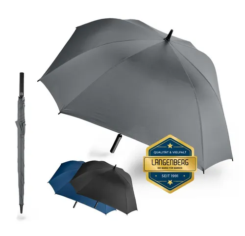 Langenberg Stockregenschirm LANGENBERG Stockschirm sturmfest [Ø130 cm Spannweite] Automatik, ☑ Windproof-Funktion