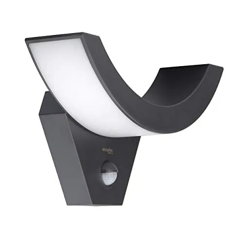 Oktaplex LED Außenleuchte Lima 10W mit Bewegungsmelder in grau von Oktaplex lighting