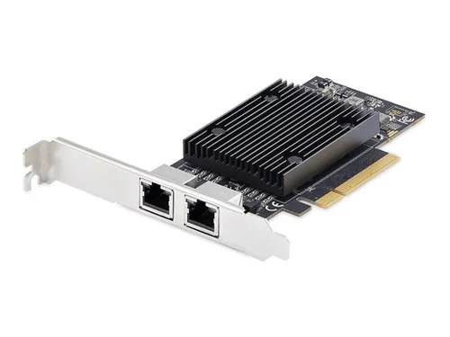 StarTech.com 2 Port 10Gb PCIe Netzwerkadapter - Netzwerkkarten mit 10 Gbps Geschwindigkeit, ideal für Hochgeschwindigkeitsnetzwerke und TAA-konform für staatliche Anwendungen.