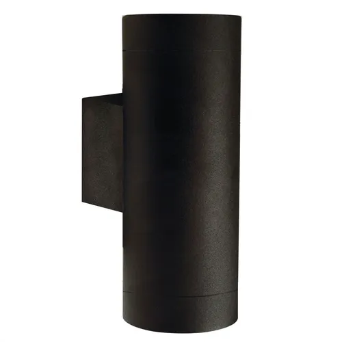 Nordlux Tin Maxi 21519903 Außenwandleuchte GU10 Schwarz - Moderne Außenwandleuchte von Nordlux mit zwei Lichtquellen für faszinierende Beleuchtung - perfekt für Eingangsbereiche oder Garagen.