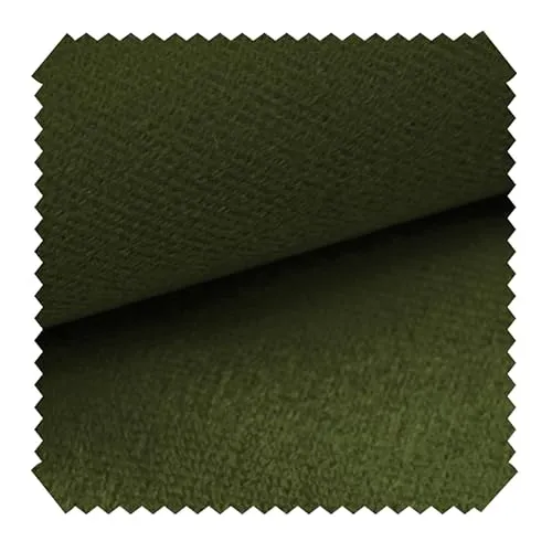 novely® ARTENA - Samtiger Velours-Möbelstoff - Anschmiegsamer Polsterstoff - Robuster Bezugsstoff - Pflegeleichte Meterware 1lfm | Farbe: 40 Olivgrün
