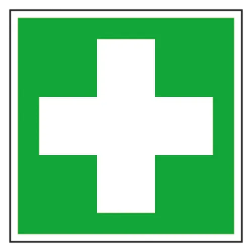 SafetyMarking Schild Folie 200 x 200 mm Erste Hilfe - 38.0058