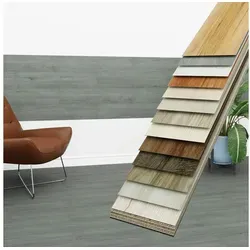 Hexim Vinylboden, Vinyldielen 0,97m2 selbstklebend PVC Wandverkleidung Bodenbelag Holzoptik 91x15cm Paneele für Wand & Boden Holzdielen dunkelgrau (7 Dielen Urban Grey - 1815-3)