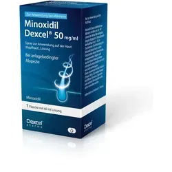 Minoxidil Dexcel 50 Mg/ml Spray Z.anw.a.d.kopfhaut 60 ml