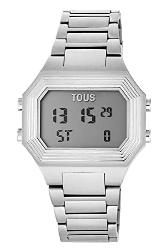 Tous Damen Uhr 200351027 - Elegante Armbanduhr mit Kalenderfunktion - Armbanduhren mit Quarzwerk, 30m wasserdicht und stilvollem Edelstahl-Gehäuse. Ideal für modebewusste Damen.