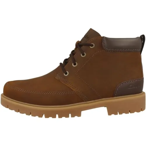 Clarks Herren Schnürschuhe Rossdale Braun 40