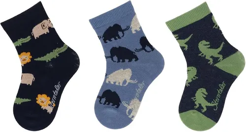 3er Sterntaler Baby Babysocken Kinder Söckchen Strumpfwaren, 18 EU, 6-12 Monate