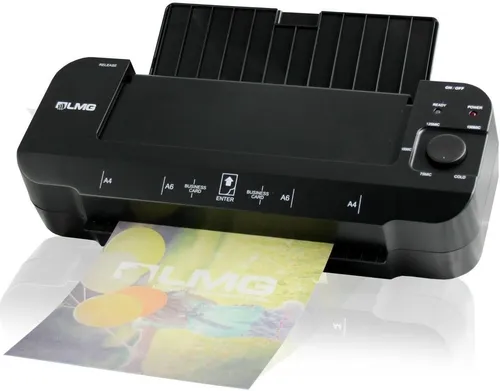 LMG DWL-2AF Laminiergerät | A2 Laminator für schnelles Laminieren - Laminiermaschine für Formate bis DIN A2, kurze Aufwärmzeit, Kaltlamination möglich und LED-Display – ideal für das moderne Home-Office.