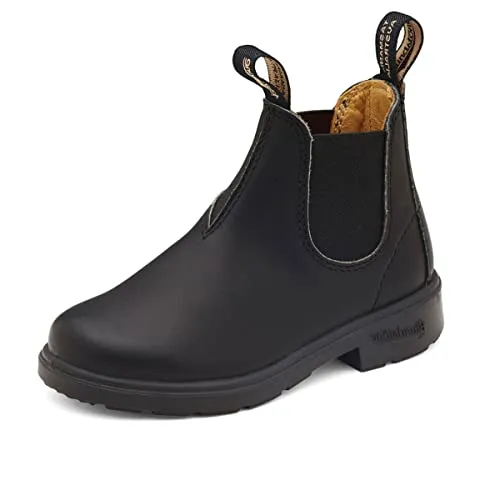 Blundstone Jungen Kid's Blunnies Chelsea Boot, Rustic Black, 34 EU - Wanderschuhe aus robustem Leder, wasserdicht und ideal für Abenteuer im Freien.