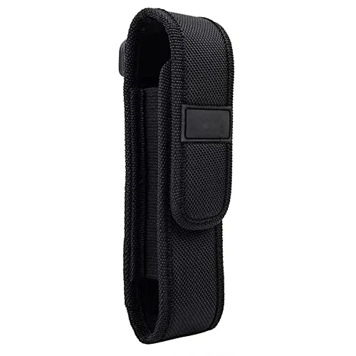 Taschenlampen Holster, 16,5cm Taschenlampe Tasche Gürtel, Gürteltasche Taschenlampe für die Jagd im Freien, Camping, Wandern, Angeln
