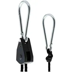 Aufhängung mit Karabinerhaken 2er Set bis 68 kg - Großer Karabiner