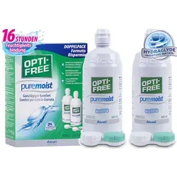 Opti-Free PureMoist Kontaktlinsen-Pflegemittel, Systempack, 4 x 300 ml