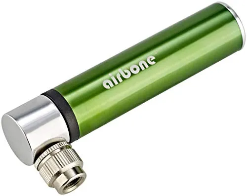 Airbone Minipumpe 2191203064, grün, kompakt und handlich - Kompakte Fahrradpumpe in grün (10 x 2 x 2 cm) für unterwegs. Ideal für schnelle Luftnachfüllungen und sorgt für sorgenfreies Fahren.
