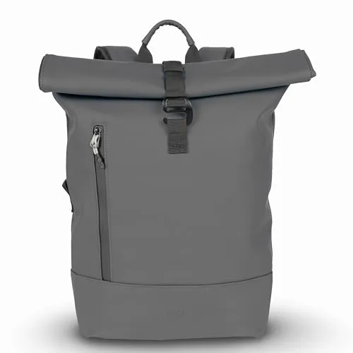 Cas8 Rucksack SOHO - Wasserfester Laptoprucksack für 14 Zoll Notebooks - Laptop-Rucksack mit Rolltop-Funktion für flexiblen Stauraum, atmungsaktive Schultergurte und stilvolles Design für Uni, Business und Freizeit.