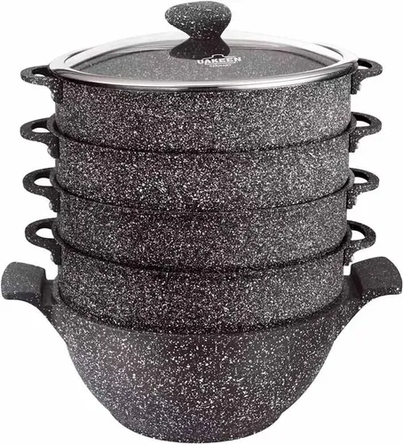 VK146 Schwarz Black 28cm Dampfkocher