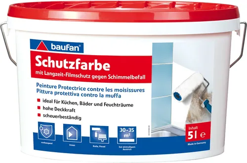 Baufan Anti-Schimmelfarbe 5l
