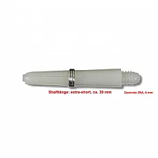 Karella Shaft aus Nylon mit - extra short - 30 mm - weiß - 3 Stück 259523