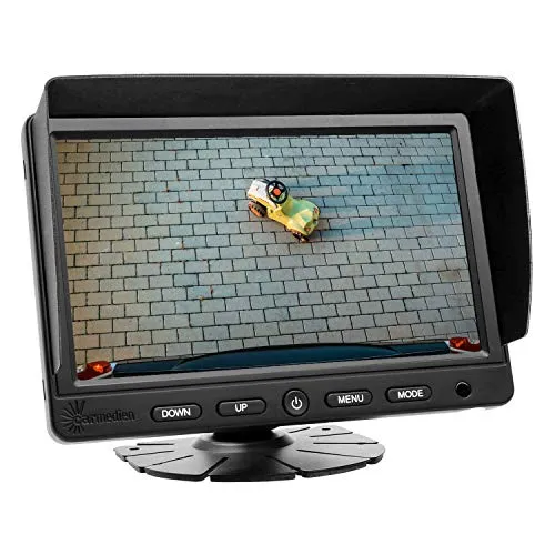 Carmedien 7 Zoll TFT LCD Monitor cm-NMR7 Bildschirm für Rückfahrkamera Kamera System 12V 24V 7