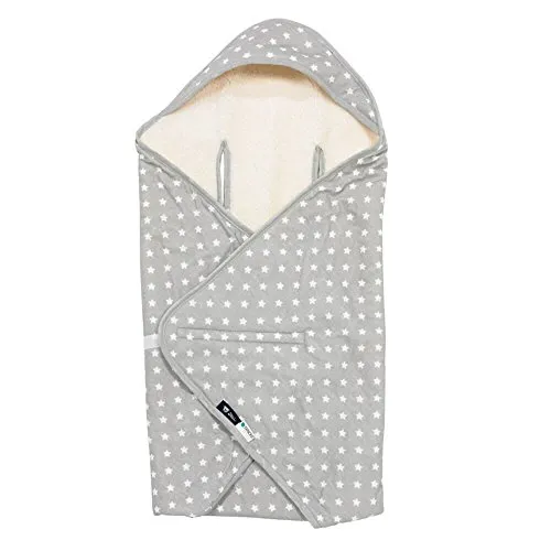 ALVI Baby Reisedecke Stars silber von Alvi