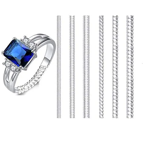 Ringgrößenversteller Verkleinern für lose Ringe Einsteller Ringgröße Unsichtbarer Ring Größenverstellung für die Meisten Ringe Anders Größe 6 Stück