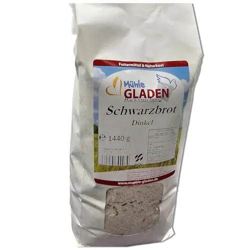 Dinkel Schwarzbrot - Backmischung 1440g