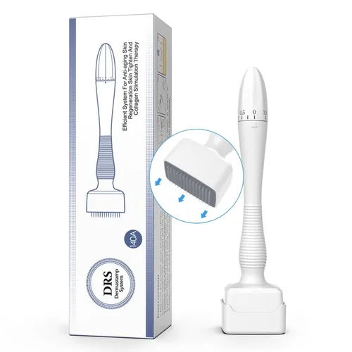 Derma Stamp Dermapen Microneedling mit 140 Edelstall Nadeln