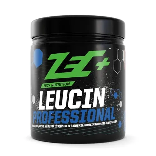 Zec+ Leucin Professional (270g) Cola - Hochwertiges Diätergänzungsmittel - Diätergänzungsmittel mit Cola-Geschmack, ideal zur Unterstützung der Muskelregeneration und Steigerung der Leistungsfähigkeit.
