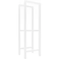 HEVVA Waschtischgestell mit 3 Ebenen - 75 cm hoch - DONAU - Hochwertiges Waschtischgestell in 6 Tiefen, ideal für individuelle Anpassung. Robuste Metallprofile mit seidenmattem Finish für Langlebigkeit und einfache Montage. Inklusive Schrauben und Dübel.