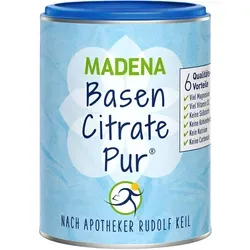BasenCitrate Pulver Pur 216 g - Nahrungsergänzungsmittel für eine ausgewogene Ernährung, unterstützt den Säure-Basen-Haushalt und fördert das Wohlbefinden.