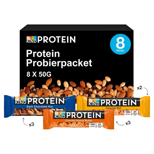 BE-KIND Protein Probierpaket Proteinriegel 8 x 50 g Riegel