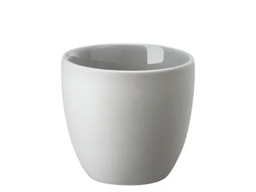 Rosenthal Espressotasse the cup+ Gentle Grey Espresso doppelwandig 0,08l, Porzellan