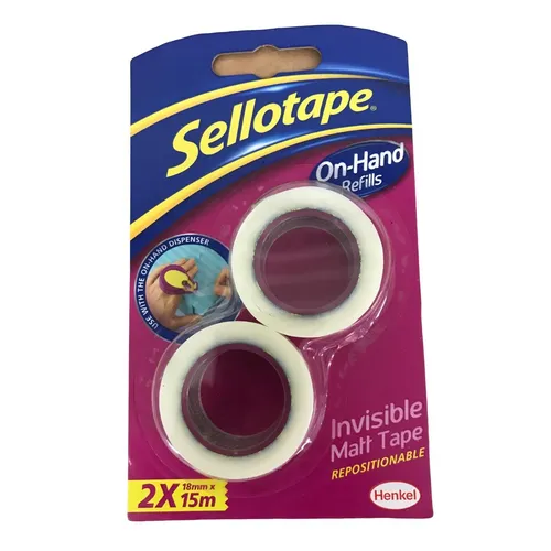 Klebeband Tesafilm von Henkel nachhaltiges Reparaturband 2 Stück je 18mm x 15m