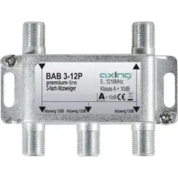 Axing BAB 3-12P Kabel-TV Abzweiger 3-fach 5 - 1218 MHz