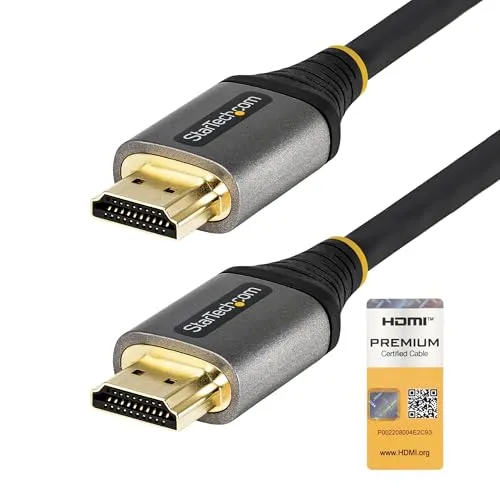StarTech.com HDMI - HDMI Kabel 3m - Schwarz - HiFi-Kabel für Ultra HD 4K 60Hz, ideal für UHD Monitore und TVs, unterstützt HDR10 und ARC für ein beeindruckendes Seherlebnis.