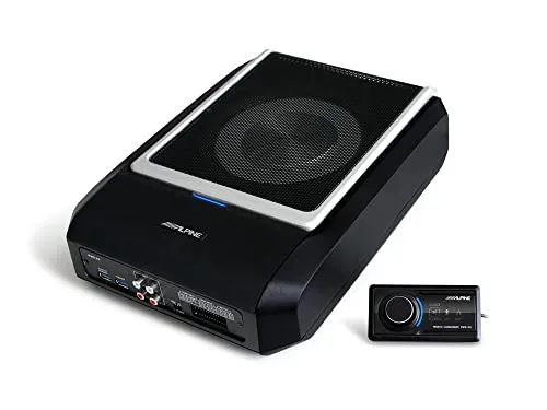 ALPINE PWD-X5 4.1 DSP-Verstärker mit Subwoofer - Car-HiFi-Lautsprecher mit integriertem DSP für hervorragenden Klang und starken Bass, kompakte Baugröße für einfache Montage im Fahrzeug.