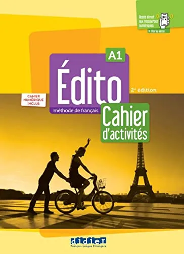 Édito A1, 2e édition - Édition hybride: Cahier d'activités + code numérique didierfle.com (24 mois)