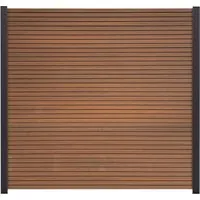 GartenLand Zaun Shadowline WPC Co-extrudiert 180x180 cm