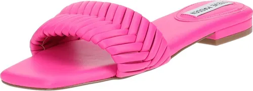 Steve Madden Pantoletten Kunstleder - Klassische Sandalen mit gepolsterter Decksohle und hochwertigem Kunstleder, ideal für stilvolle Auftritte im Sommer. Der Blockabsatz und die Flechtoptik machen diese Pantolette zum echten Eye Catcher!