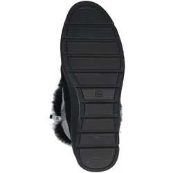 Caprice Damen Stiefelette gesteppter Boot metallischer Glanz 9-26226-29, Größe:36 EU, Farbe:Schwarz - Schwarz - 36