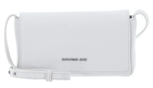 Mandarina Duck Damen Mellow Leather Crossover - Nimbus Cloud - Elegante Umhängetasche aus hochwertigem Leder, mit praktischem Reißverschluss und stilvollem Baumwollinnenfutter für jeden Anlass.